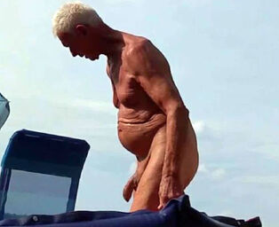 Elderly naturist dudes